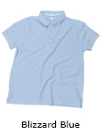 Vapor Apparel Basic Mens Polo Shirt - Blizzard Blue